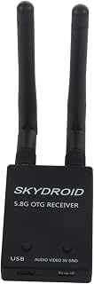 Tovmekdjn Uvc Dual Antenna Control Receiver OTG 5.8G 150Ch Full Channel FPV Receiver W/Audio for Android Smartphone