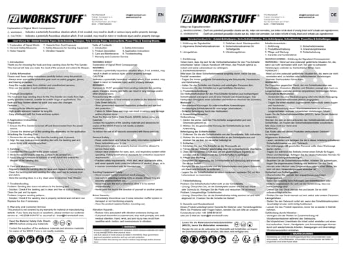 Profi-Schleifscheiben │ 50 Stück │ 8-Loch │ Ø 125 mm │ Korn 80 │ für Exzenterschleifer │ Schleifblätter │ Schleifpapier │ Schleifpads