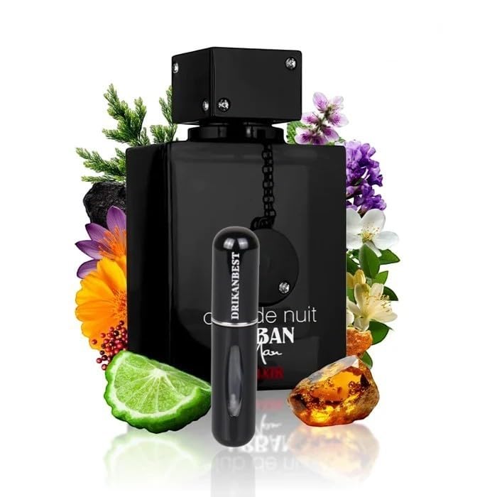 Club de Nuit Urban Man Elixir Perfume Hombre 105ml – Fragancia Intensa, Duradera y Elegante – Aroma Amaderado Especiado – Incluye Atomizador Recargable Drikanbest 5ml GRATIS