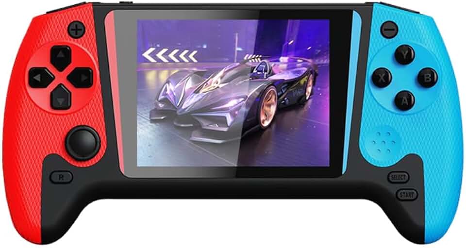 Super Q21 復古手持遊戲機，內建 500 個經典遊戲，3.0 吋液晶顯示屏，可充電電池，電視輸出，適合兒童和成人的便攜式迷你游戲系統，聖誕節最佳禮物