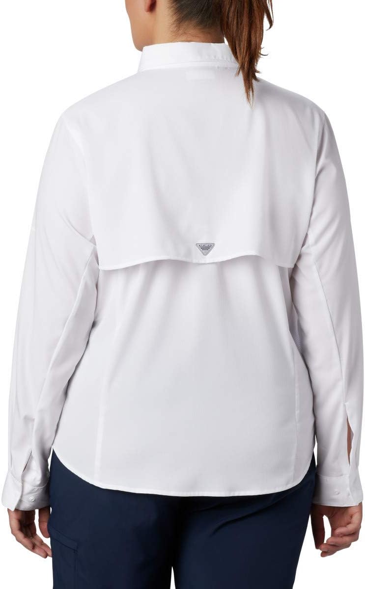 Columbia Women's Tamiami Ii Long Sleeve Shirt White 3X