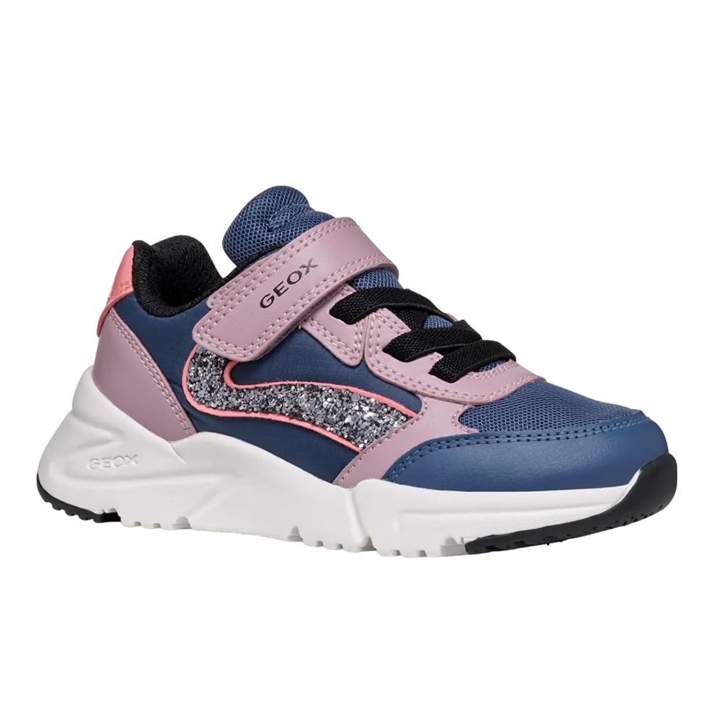 Geox J Loftus Girl A, Sneaker, Pink