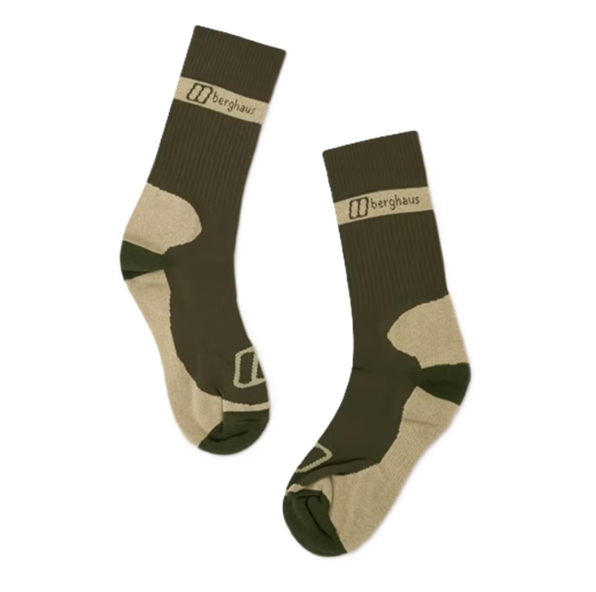 Berghaus Adult Unisex Walking Socks, Light Green, L-XL