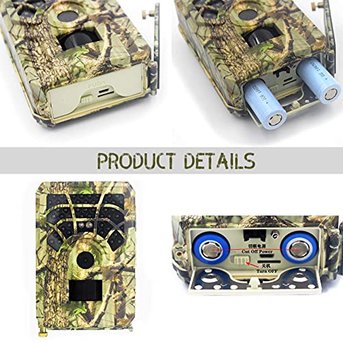 Dulcicasa Mini HD Wildkamera, Nachtsicht Überwachungskamera mit Bewegungsmelder, Hunting Camera mit LCD Display, PIR… – Bild 5