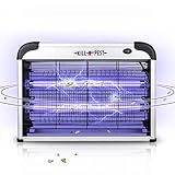 DANGZW Elektrischer Insektenvernichter, 20W Zuhause und Geschäft UV Moskito Killer Elektrische Mückenfalle Fliegenfalle Ausgestattet mit Wandkette für Innen Außen Mücken, Fliegen, Motten