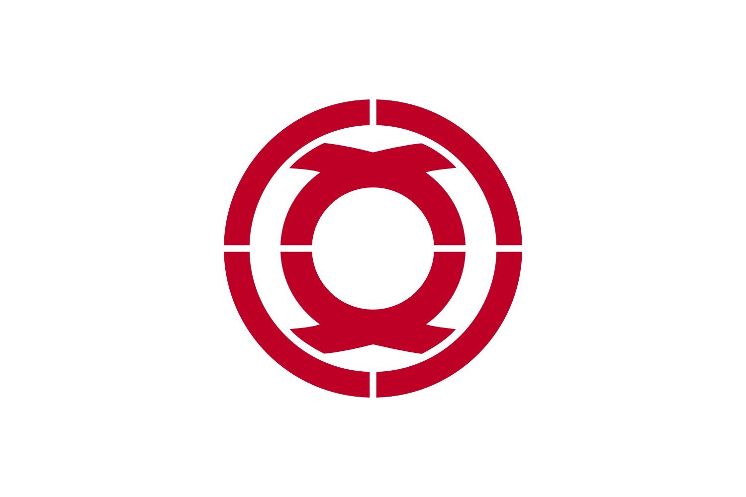 Drapeau Chichibu Saitama grand format finition premium textile