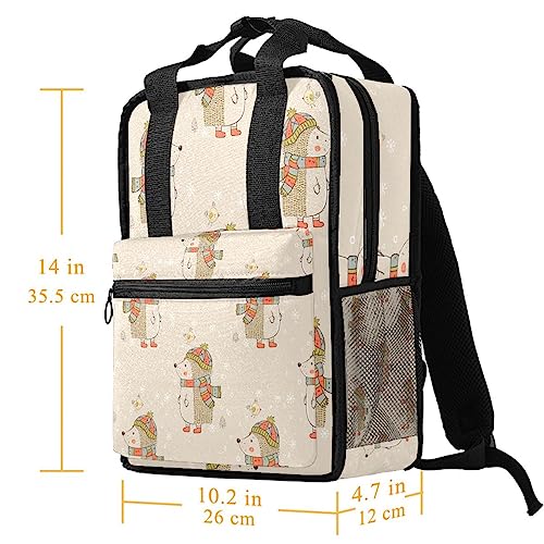 Sac à dos d'hiver pour garçons avec bretelles ajustables pour l'école
