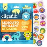 Cliganic Mosquito Repellent Stickers for Kids (90 Pack) - Animal Toddler...