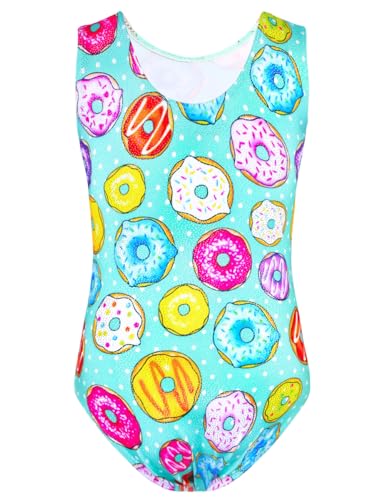 Image of TENVDA Girl's One Piece Swimsuit Sparkle Sleeveless One-Piece Bathing Suits Swimwear for Kids 2-12 Years Old