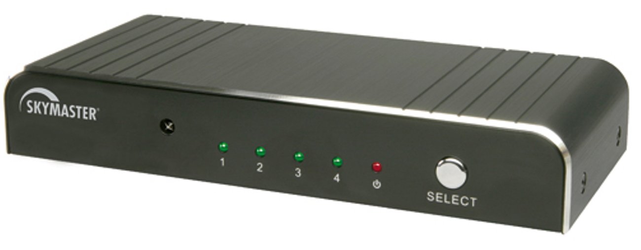 Skymaster 4-Way HDMI Switch Black