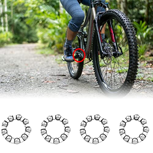 Zyamy 4Pcs Bicycle Crank Ball Bearing 1/4 Inch X 9 Balls Ball Bearings For Bike Crank Bottom Bracket Mountain Bike Parts Repair Accessories #TOP3