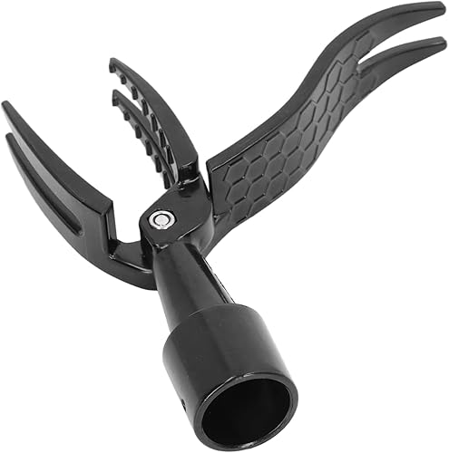 Miniatura 6 de Recogedor de malezas portátil, 4 garras se levantan extractor de malezas de aleación de aluminio, herramienta de cabeza de deshierbe antideslizante,