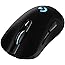 Logitech G703 LIGHTSPEED kabellose Gaming-Maus mit HERO 25K DPI Sensor, Wireless Verbindung, LIGHTSYNC RGB, POWERPLAY-kompati