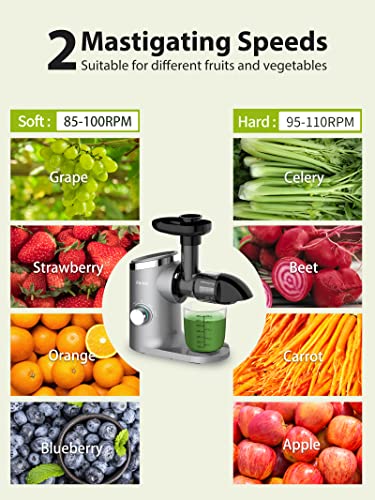 image for Juicer Machines,Aeitto Celery Juicer Machine,Slow Masticating Juicer,C