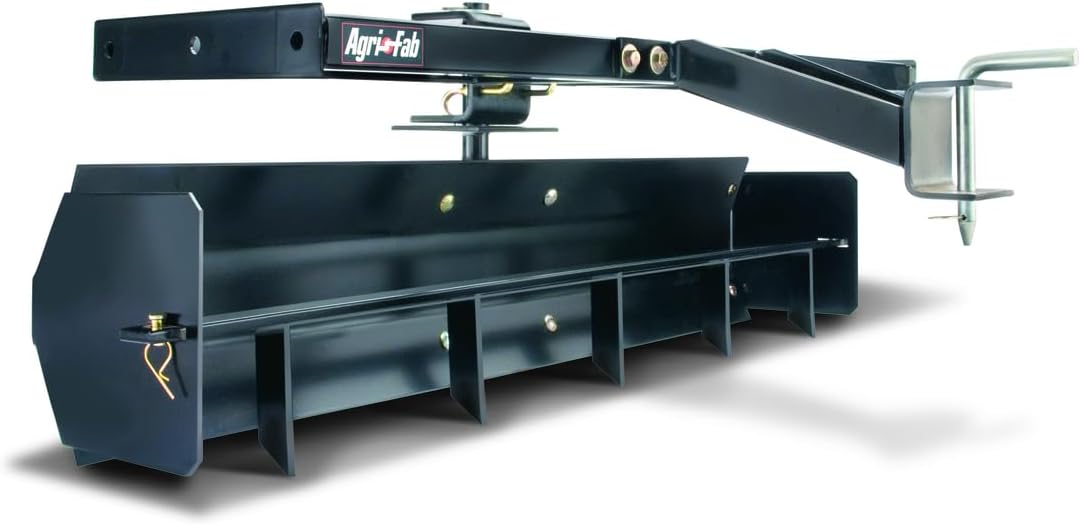 Agri-Fab 45-0265 Ground-Engaging Attachment Sleeve Hitch Scraper Box, Black