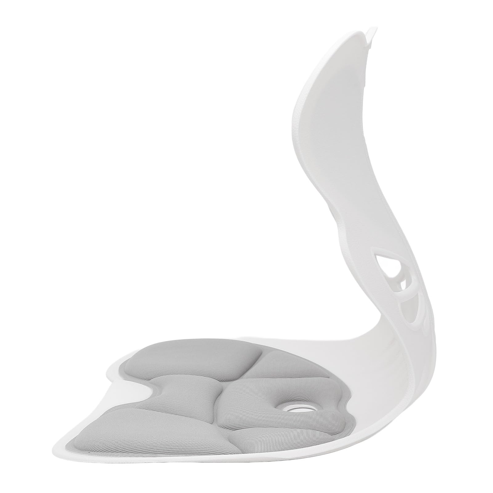 Cojín ergonómico para Respaldo Lumbar, cojín de Cintura para corrección de Postura, Soporte para Respaldo de Silla de Espuma viscoelástica Premium con Cubierta de Malla (Gris)