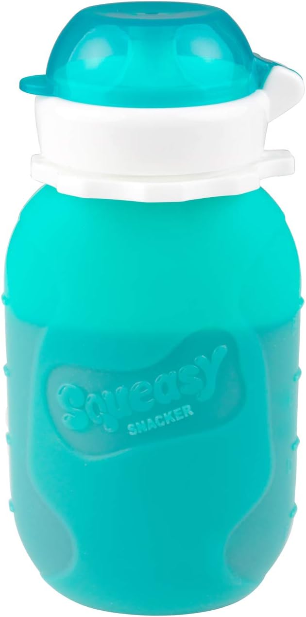 Squeasy Snacker Gear (6 oz, Aqua)