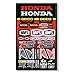 100% Geico Honda Sticker Sheet