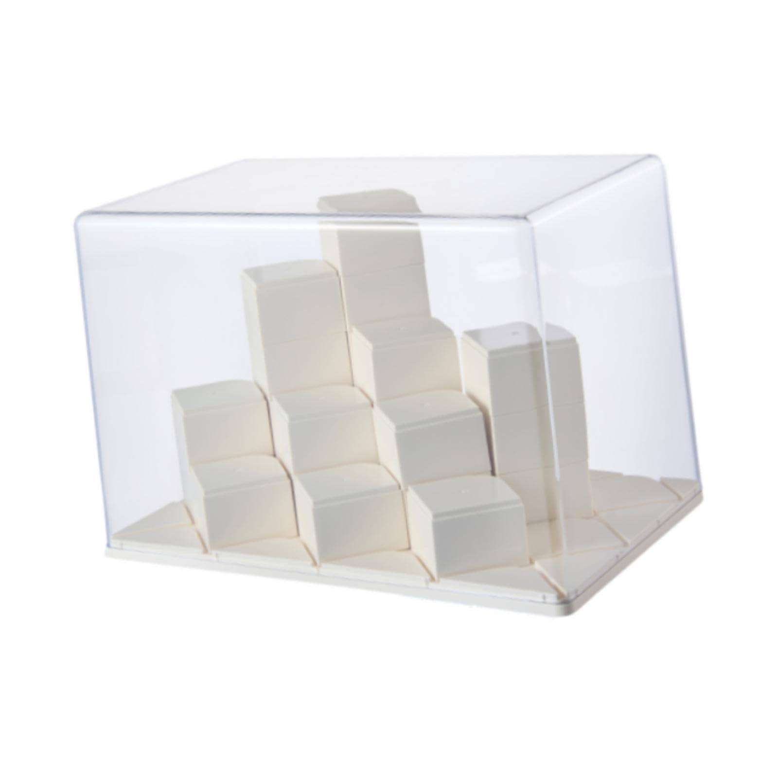 Estuche de exhibición de figuras sencillo y elegante. Hermosa caja