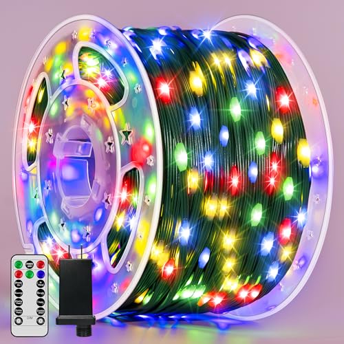 BrightChristmas Christmas Lights 1200 LED 394 FT, Waterproof Outdoor String Lights with 8 Modes...