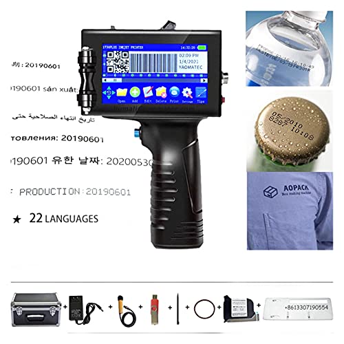Imprimante à jet d'encre portable thermique batch code et étiquette - 2