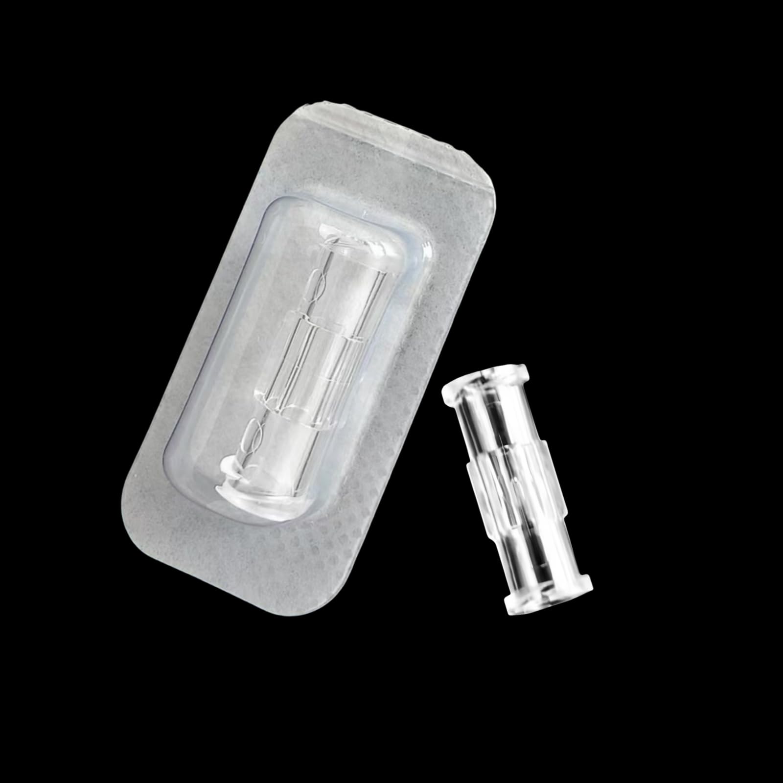 100 pk Luer Lock to Luer Lock Connector, Female Luer to Syringe Transfer Joint, Clear PC Syringe Adapter Coupler Sterile