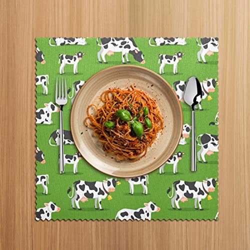 Set de table抗热防滑 vaches pour éviter les taches sur table de cuisine