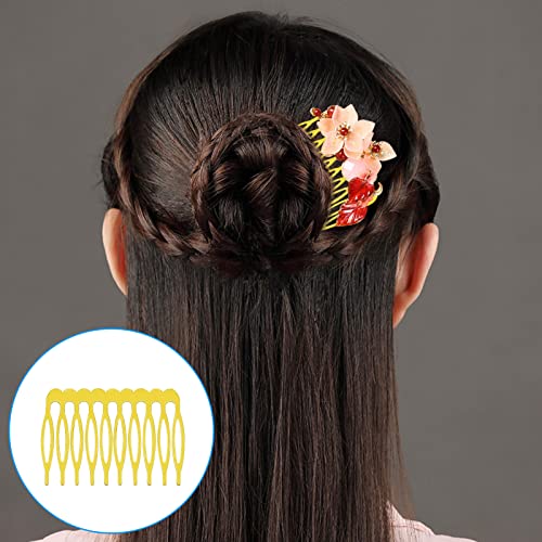 30Pcs Hair Clip Combs Metal Wire Hair Combs Wire Twist Comb Bridal Wedding Veil Combs 39X54Mm Hair Clip 10 Teeth For Women Girls Decorative Jewelry Making Diy Crafts (3 Colors, Without Holes) #TOP3