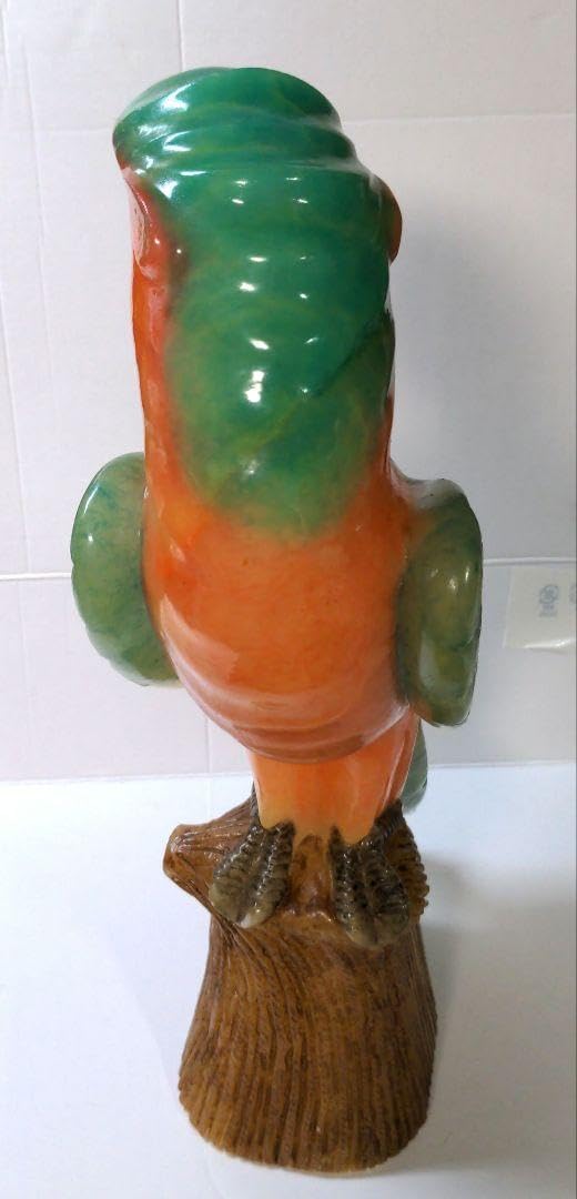 新品未使用品難有り】アンティークイタリア製大理石オウム