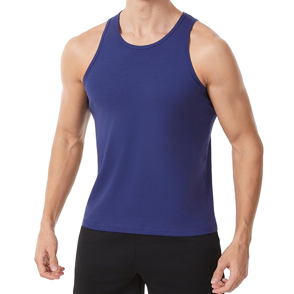 Camiseta sin Mangas de algodón para Hombre, para Culturismo, Fitness, Gimnasio, Ejercicio, Correr, musculación, Chaleco