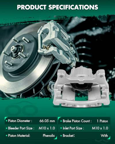 Image of SCITOO 18B5044A 18B5045A Front Brake Calipers Fit For Dodge For Journey 2009-2012, Disc Brake Caliper Assemblies,2PCS