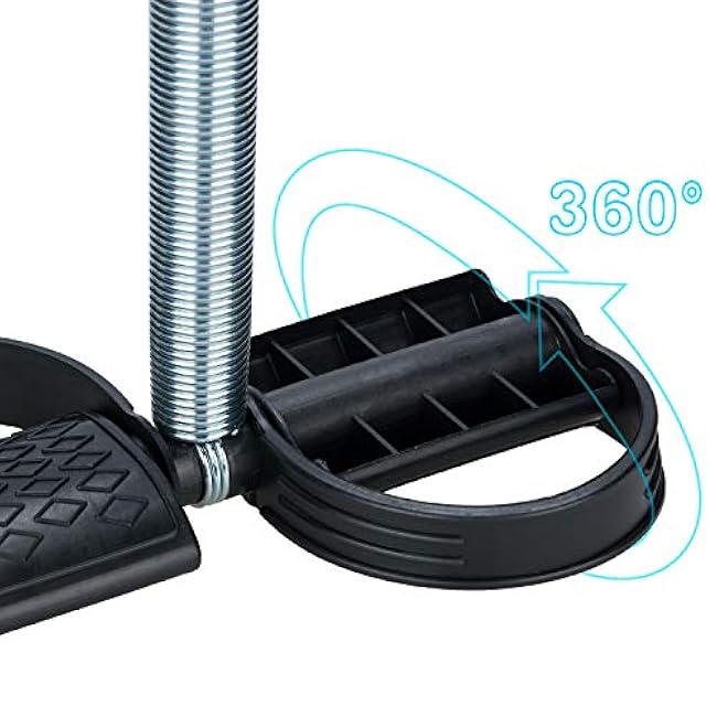 Elastic Sit Up Pull Rope Pedal Resistance Band Powerful Spring Drawstring Tummy Trimmer Equipment Portable Home Gym with Elastic Bodybuilding Fitness Slimming Training Exercise Bands