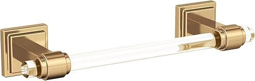 Vista 126 de Amerock BH36062CG10 - Toallero de mano Glacio de 5-7/16 pulgadas de longitud para pared de baño y cocina pequeña, accesorios de baño Transparente
