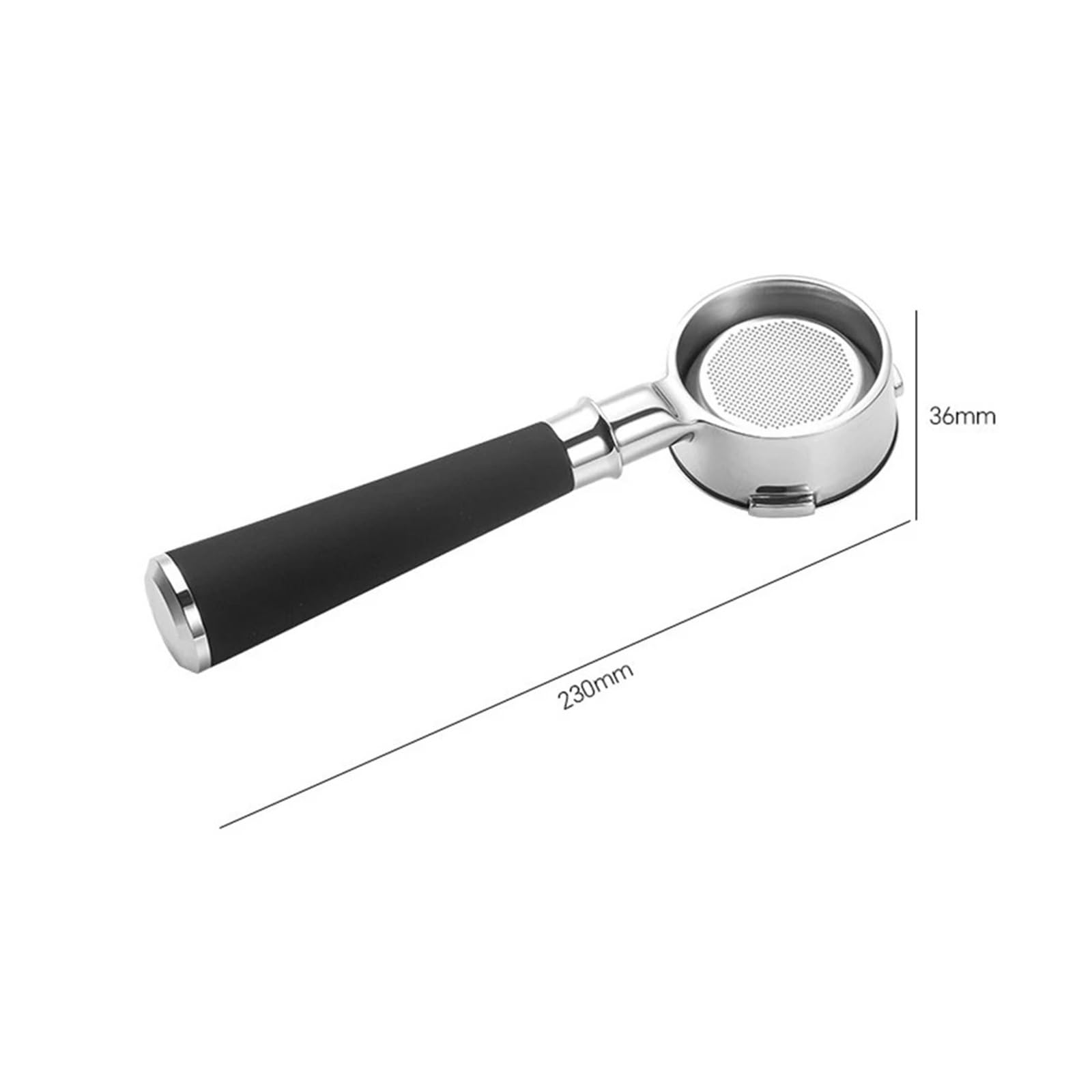 1 Uds. Mango for Máquina De Café Con Cesta De Filtro Portafiltro Sin Fondo De 3 Orejas De 58MM, Compatible Con Barsetto, Accesorios for Cafetera M5300S(Green)