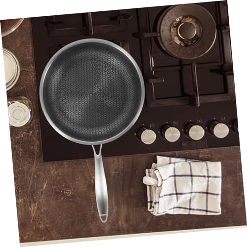 Wok Tradicional Antiadherente de Acero Inoxidable Honeycomb miniatura 3