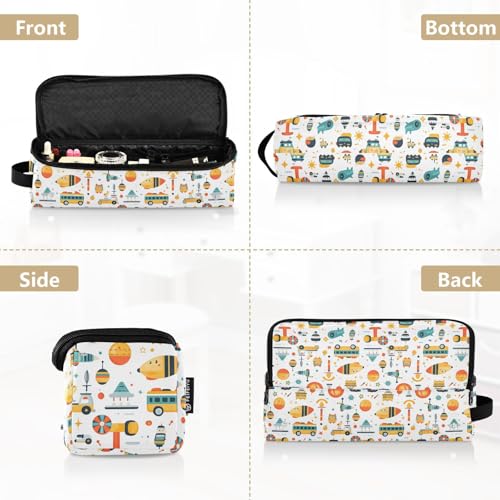 Bolsa organizadora para herramientas de cabello CWUPZAY con estera resistente al calor para planchas y rizadores miniatura 5