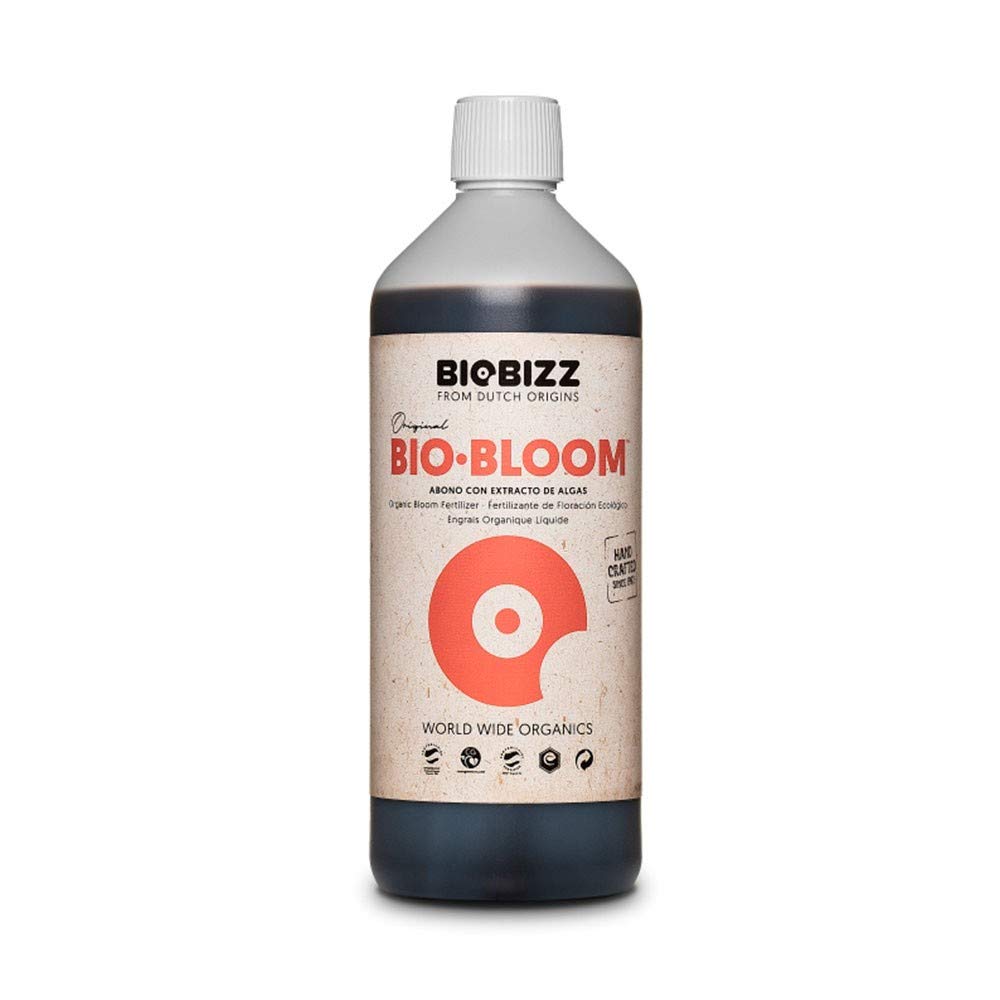 BIOBIZZ Bio Engrais Grow Bloom, 1 L pour par ex. Grow dans une boîte Grow, Grow Armoire