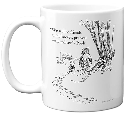 Stuff4 Winnie The Pooh Mug for Men Women - My Favourite Day - Happy Birthday Gift for Mum Dad Sister Brother Daughter Uncle Auntie Nan Grandad Colleague 11oz Ceramic Dishwasher Safe Coffee Mugs Cup