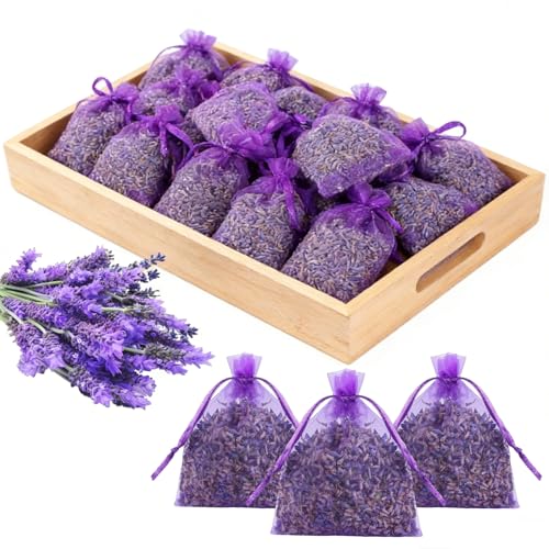 20 Bolsitas de Lavanda Seca Natural, Auténtica Lavanda Seca,...