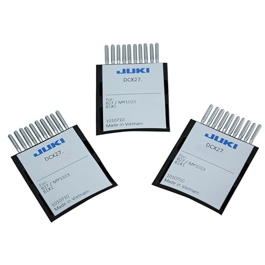 Pack of 30 JUKI B27, DCX27 Needles for Industrial Overlock Sewing Machine-Size 12