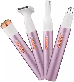 Depilador Eletrico 4 in 1 Feminino Aparador De Pelos Intimos