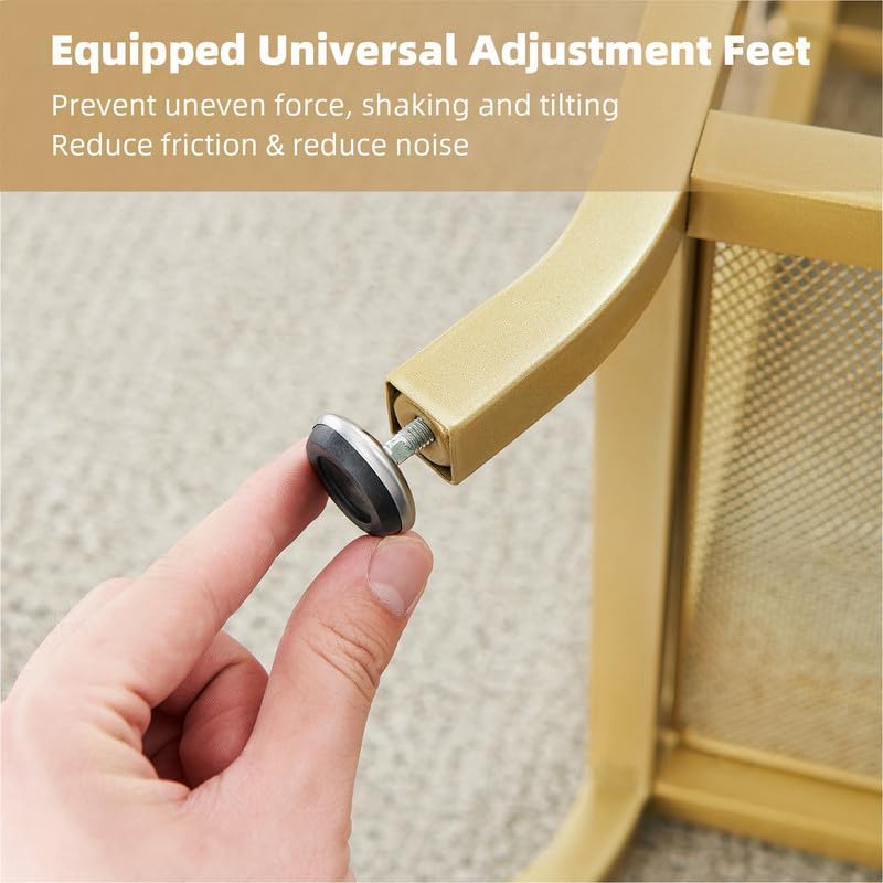 PULLAFUN 3-Tier Shoe Rack for Entryway, Shoe Bench with Foam Padded Seat, Metal Frame, Small Shoe Organizer with Storage for Indoor Entrance Hallway Bedroom Living Room, Gold