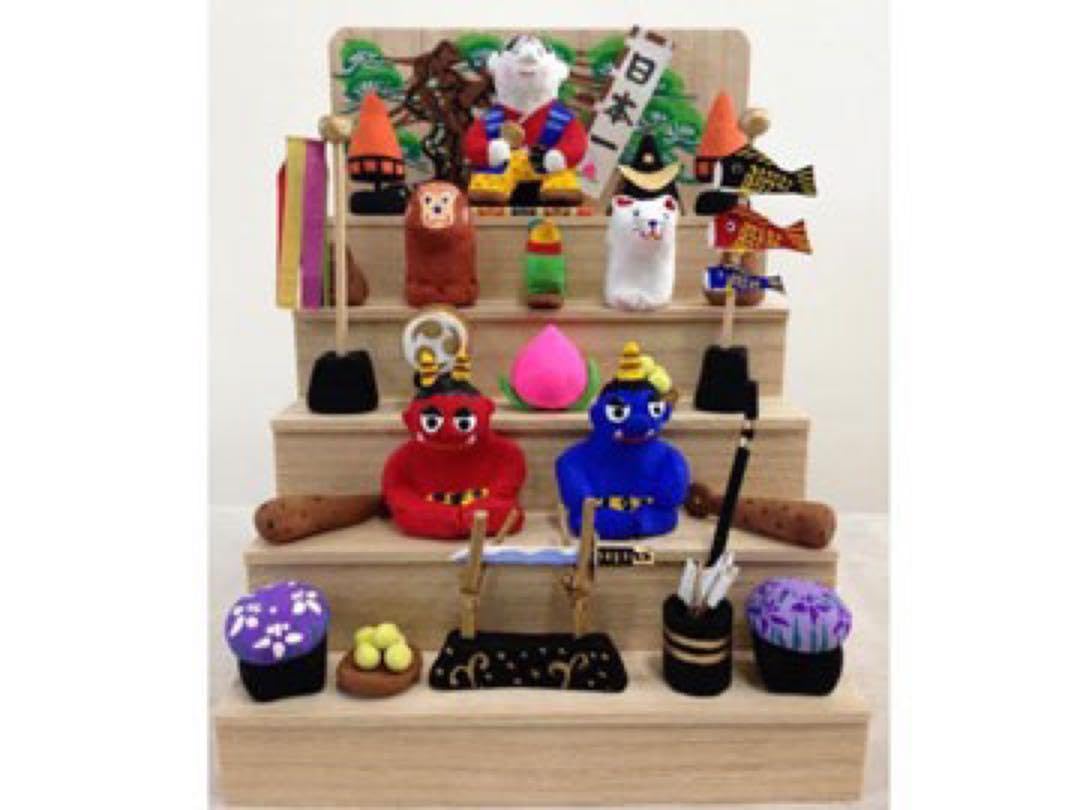 春日部張子人形 五月人形雛段飾りミニ 桃太郎（1個） 雛人形 ミニ