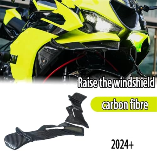 Carénage ZX6R 2024 carbone | Solution aileron fixe contre look d'origine