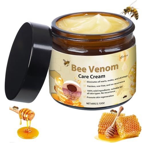 60g Crema Reparadora De Veneno De Abeja, 2025 Nueva Crema de Veneno de Abeja, Professional Bee Venom Treatment Cream, Facial Crema Hidratante for Mujeres y Hombres Todo Tipo de Piel