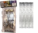 Silver Fringe Foil Curtain Decoration - 36