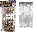 Silver Fringe Foil Curtain Decoration - 36" X 96"