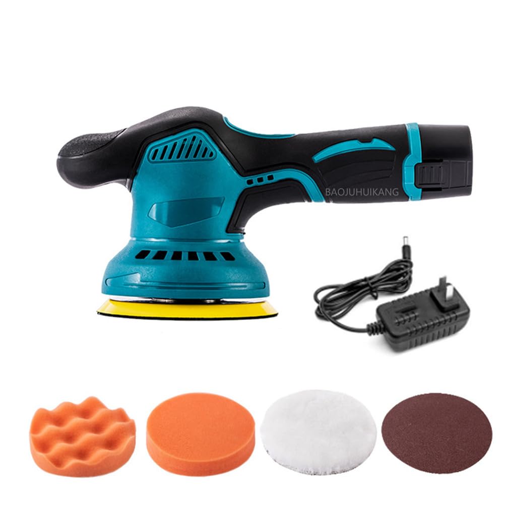 Kit lucidatrice tampone per Auto, lucidatrice rotativa 380W, ceretta tampone, 7 velocità variabile, 2800-5500 Giri/min, per Auto, Barca, levigatura, lucidatura, ceratura