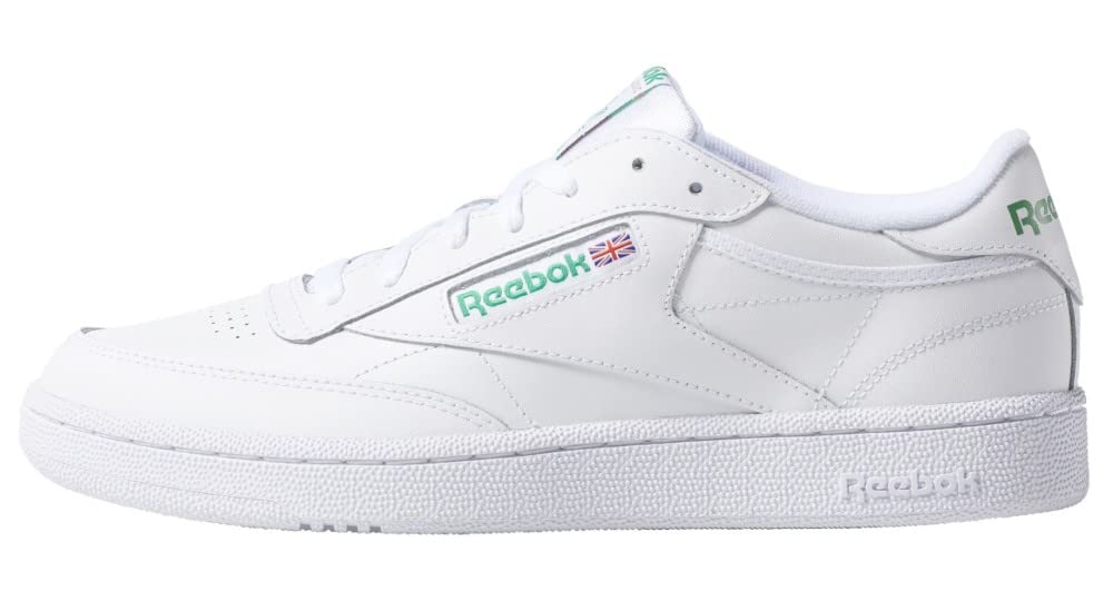 Reebok Club C 85, White/Green, 7.5