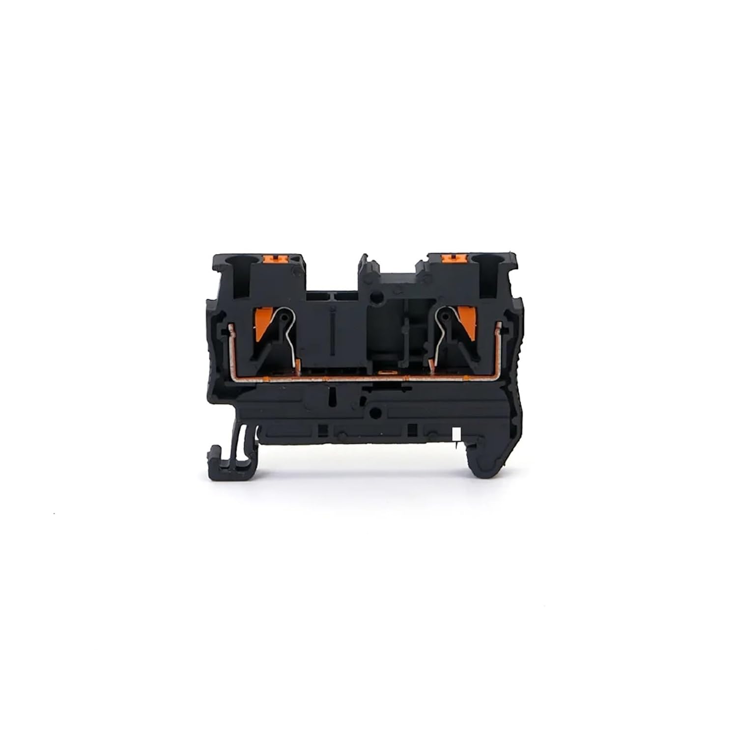 10pcs DIN Rail Terminal Blocks PT-2.5 Push-in Terminal Connector Spring Loaded Screwless Wire Conductor PT2.5 Wire Connector(Blue)